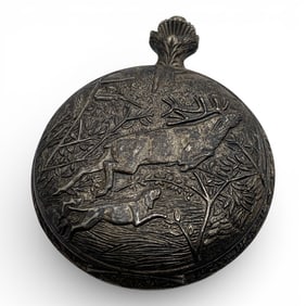 Marcel 17 Jewels Silver Tone Pocket Watch