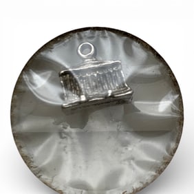 Sterling Silver Building Charm