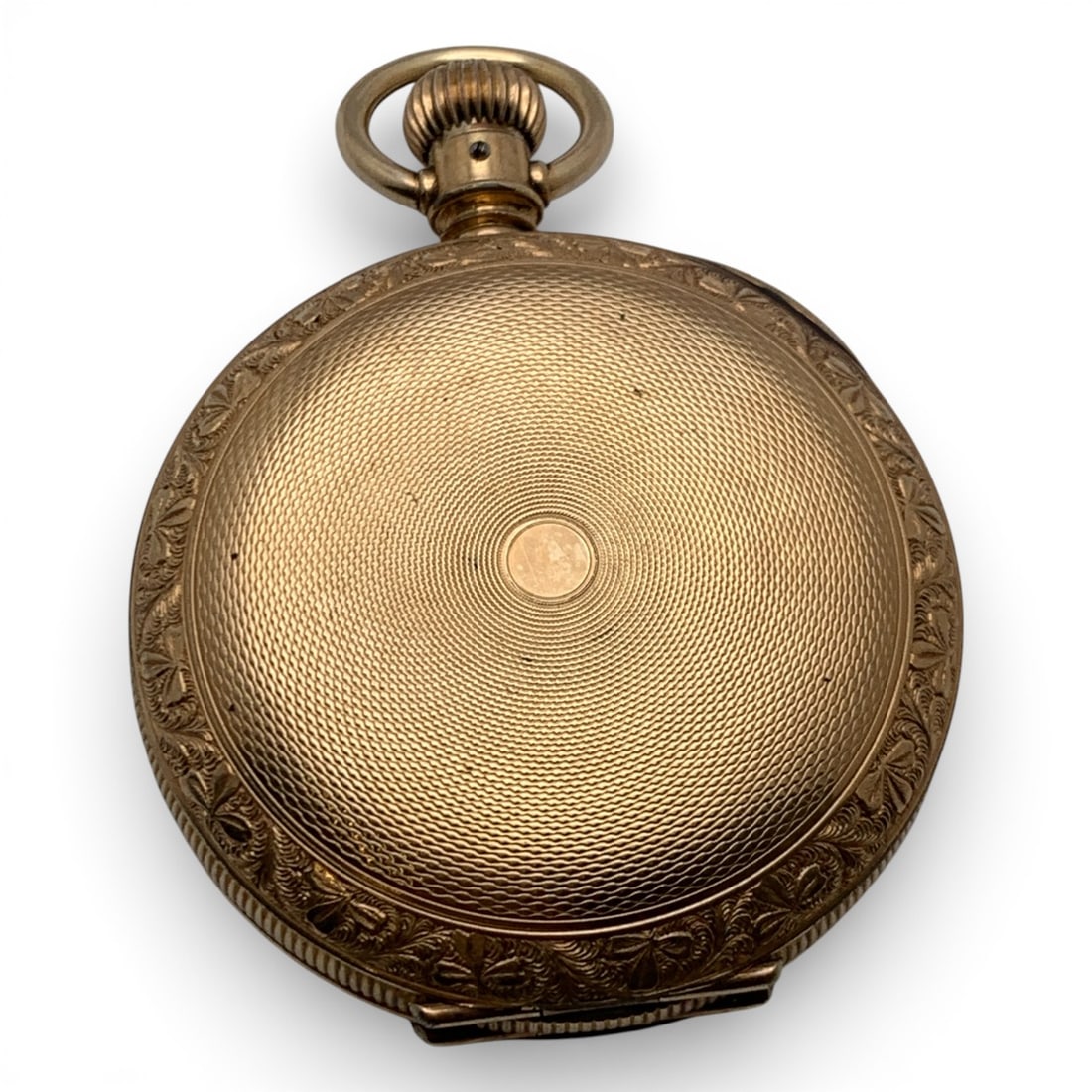 Elgin Gold Tone Pocket Watch: Marked On Face: Elgin Nat'l Watch CoMarked On Back Case: 130250Marked On Movement: Elgin Nat'l Watch Co, 36163572 7/8" Long - 123.8 Grams