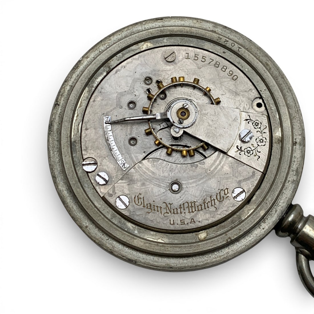 Elgin Silverode Pocket Watch - 4