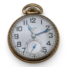Elgin Rolled Gold Plate Pocket Watch