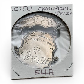 Silver W. C. T. U. Pin