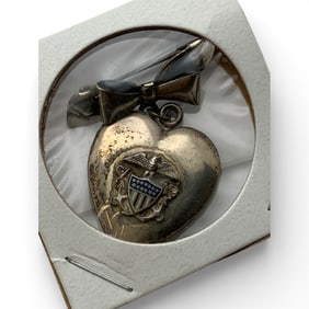 Sterling Silver Heart Pin