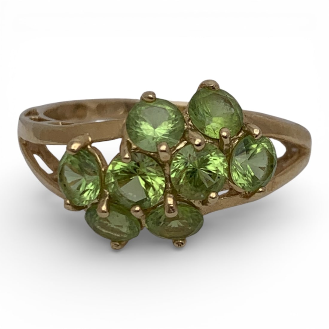14k Yellow Gold & Green Citrine Ring (1 of 4)