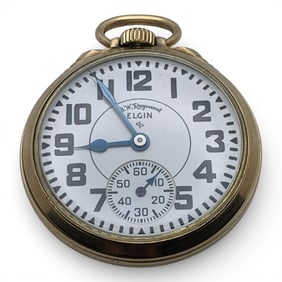 1952 Elgin B. W. Raymond Gold Filled Pocket Watch