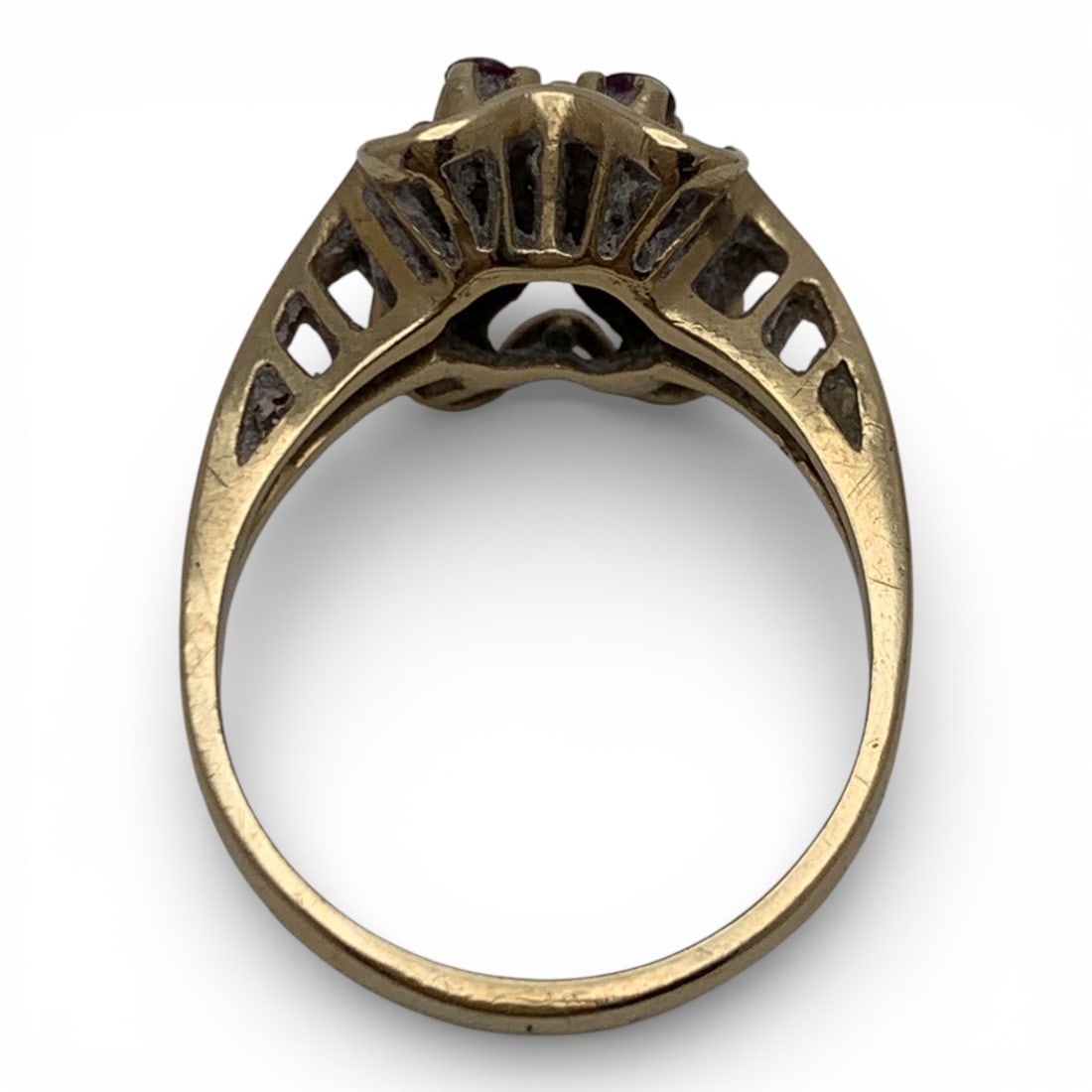 14k Yellow Gold & Ruby Ring - 2