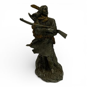 Jim Ponter Fine Pewter Sculpture, Chief Red Cloud