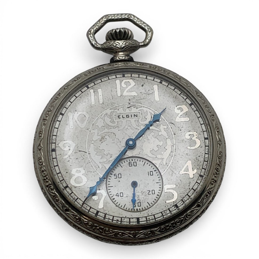 Antique 1933 Elgin Gold Filled Pocket Watch: Marked On Face: ElginMarked On Back Case: Star Case Watch Company, Stellar, 8197052Marked On Movement: Elgin Nat'l Watch Co Usa, 32932840, 15 Jewels 2 1/4" Long - 61.3 Grams