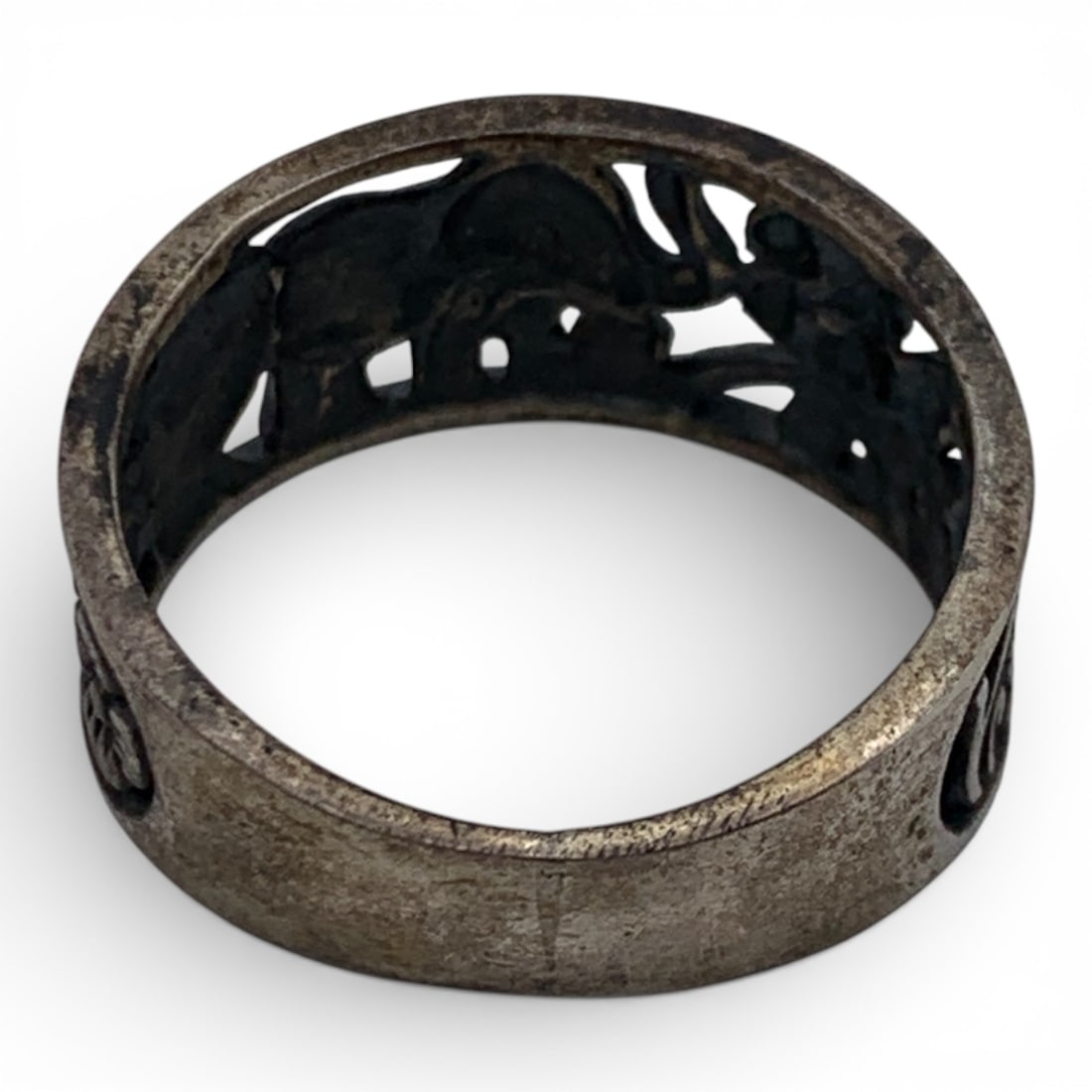 Sterling Silver Elephant Ring - 2