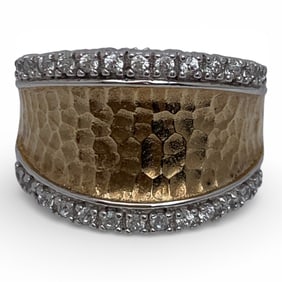 J. Esposito Sterling Silver & Cubic Zirconia Ring