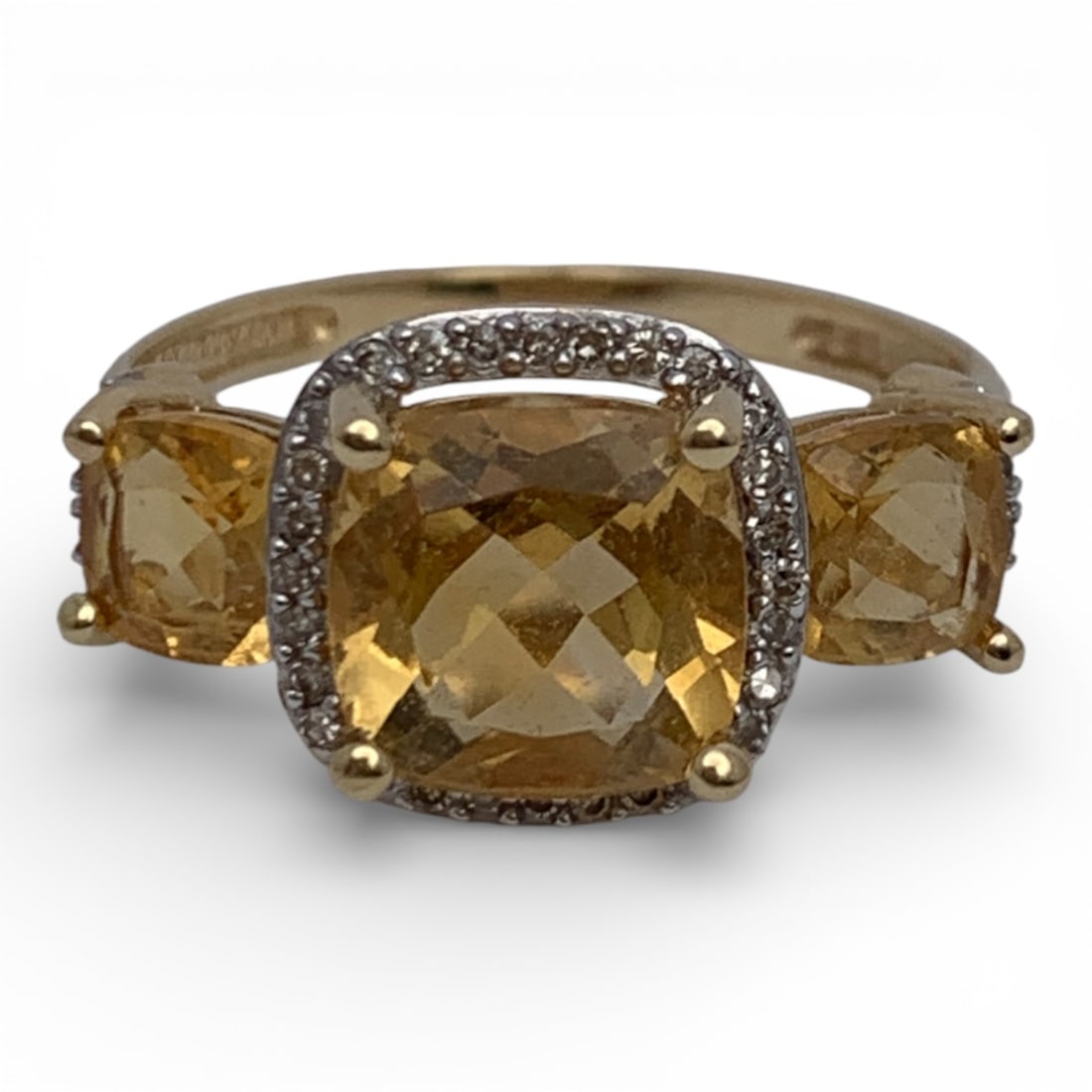 14k Yellow Gold & Spinel Ring: Marked 14k - Size 8 - 2.0 Dwt