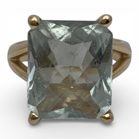 14k Yellow Gold & Citrine Ring