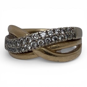 14k Yellow Gold & Diamond Ring