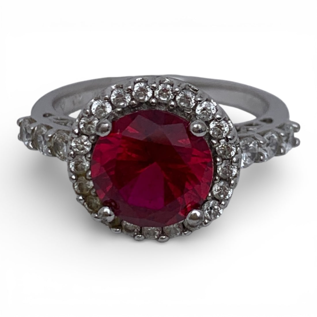 Sterling Silver & Cubic Zirconia Ring (1 of 5)