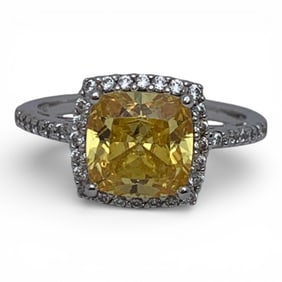 Sterling Silver & Cubic Zirconia Ring