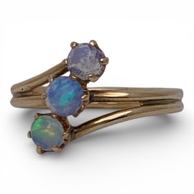 14k Yellow Gold Ring With Moonstone