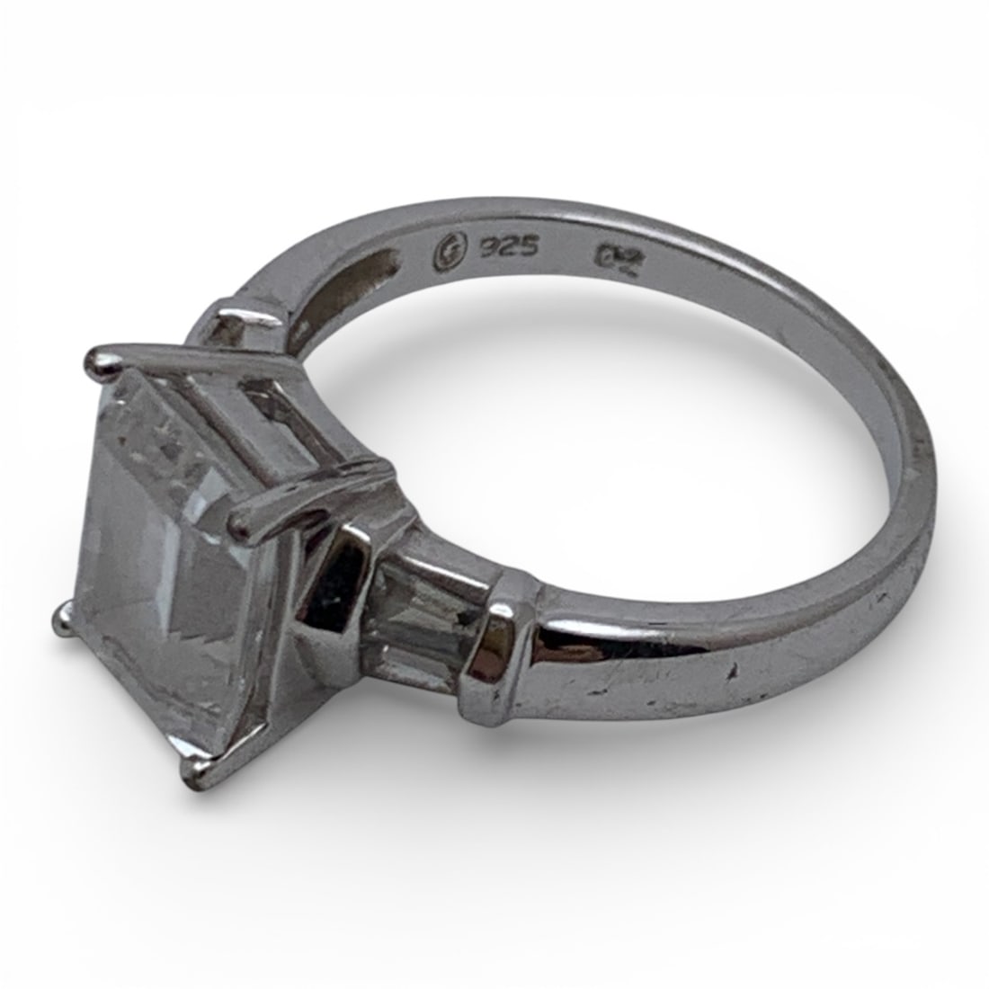 Sterling Silver & Cubic Zirconia Ring - 3