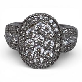 Sterling Silver & Cubic Zirconia Ring