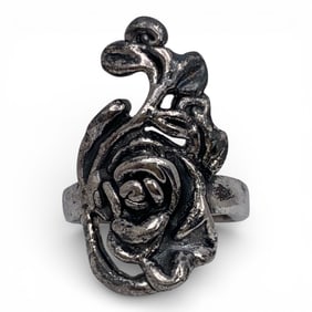 Sterling Silver Flower Ring