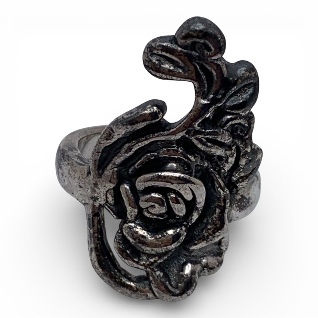 Sterling Silver Flower Ring - 4