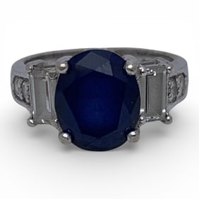 Sterling Silver & Cubic Zirconia Ring