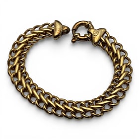 Sterling Silver Gold Tone Bracelet