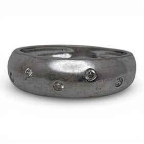 14k White Gold & Diamond Ring