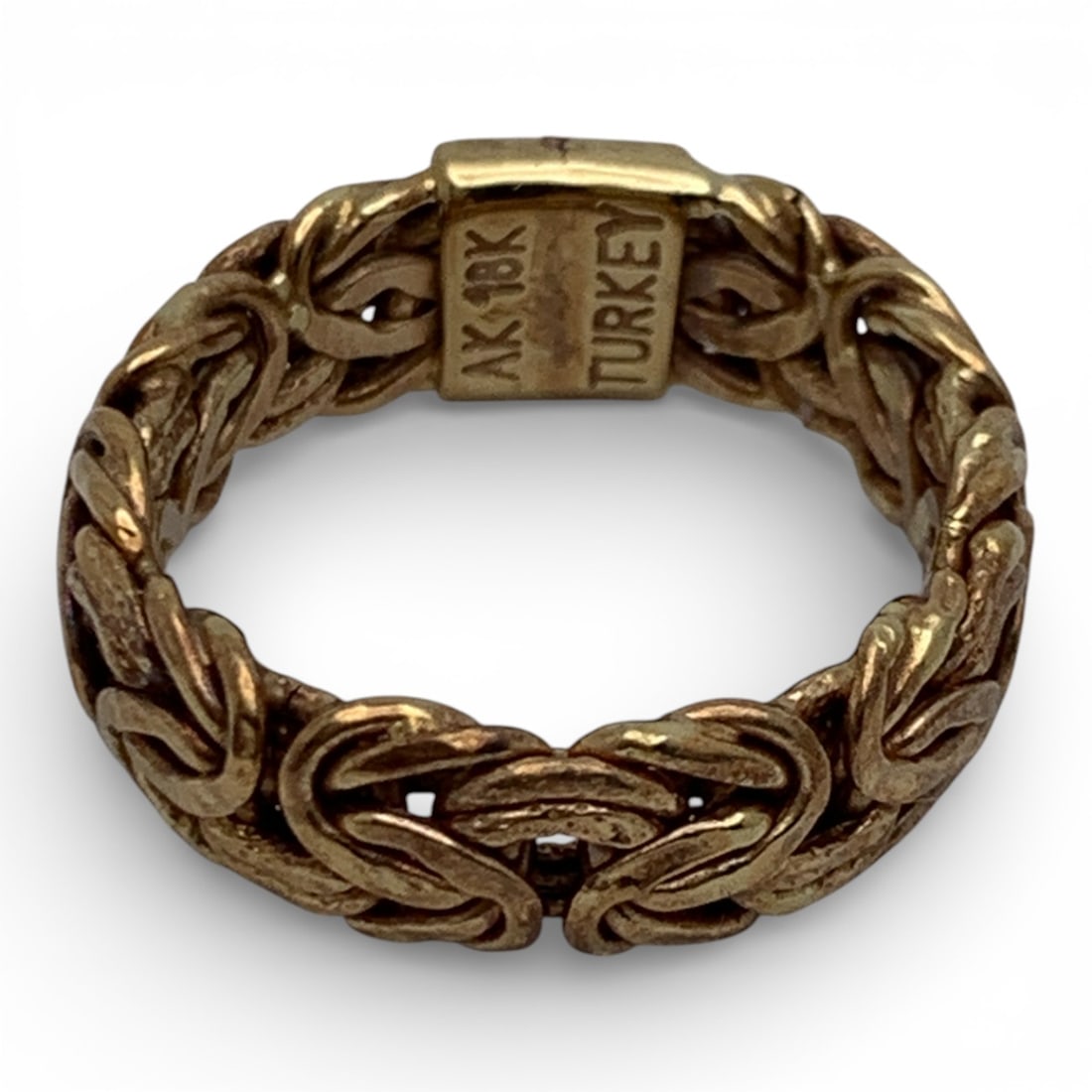 18k Yellow Gold Ring - 4