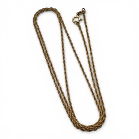 14k Yellow Gold Chain Necklace