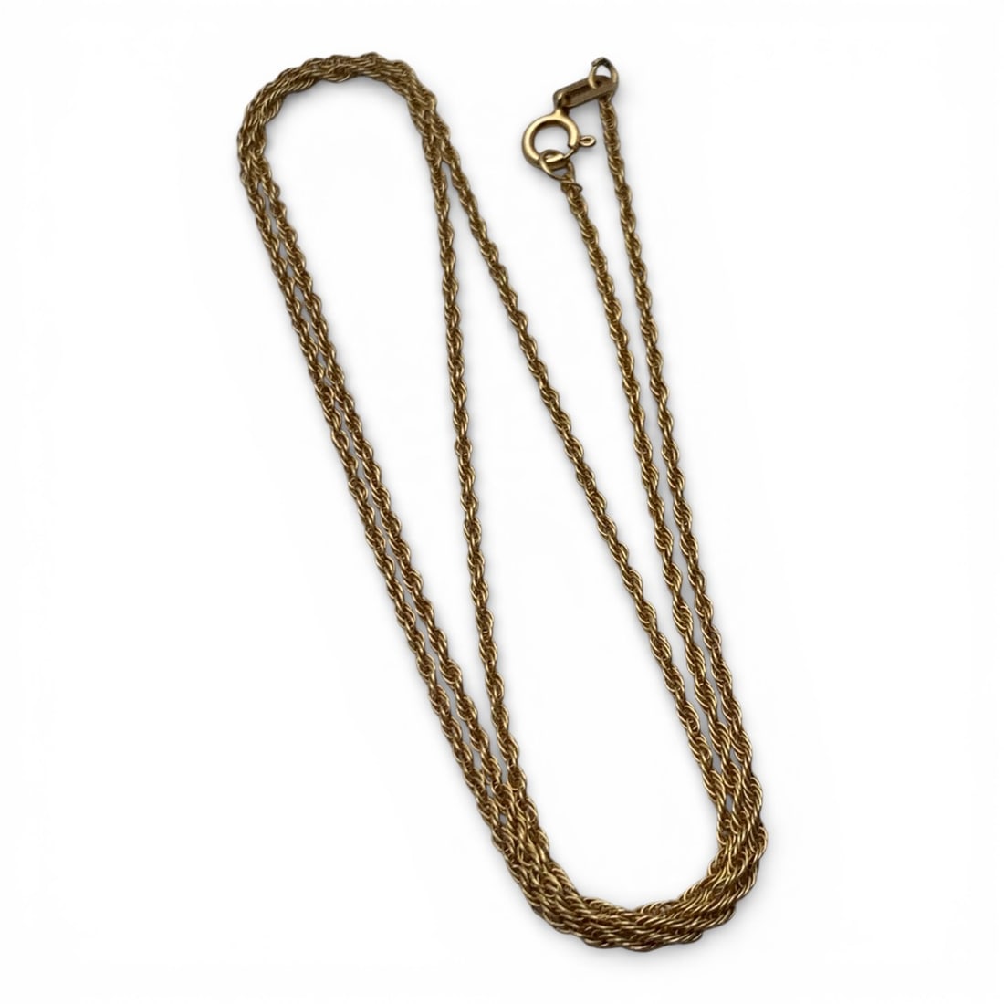 14k Yellow Gold Chain Necklace: Marked 14k - 18" Long - 1.1 DwtGemstones Tested With Presidium Gem Tester Il - Berners Does Not Guarantee Authenticity Of Gemstones