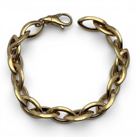 Sterling Silver Gold Tone Bracelet