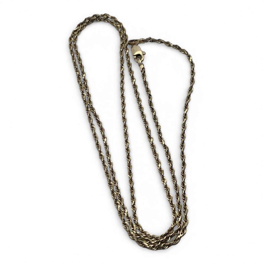 14k Yellow Gold Necklace: Marked 14k - 23" Long - 2.5 DwtGemstones Tested With Presidium Gem Tester Il - Berners Does Not Guarantee Authenticity Of Gemstones