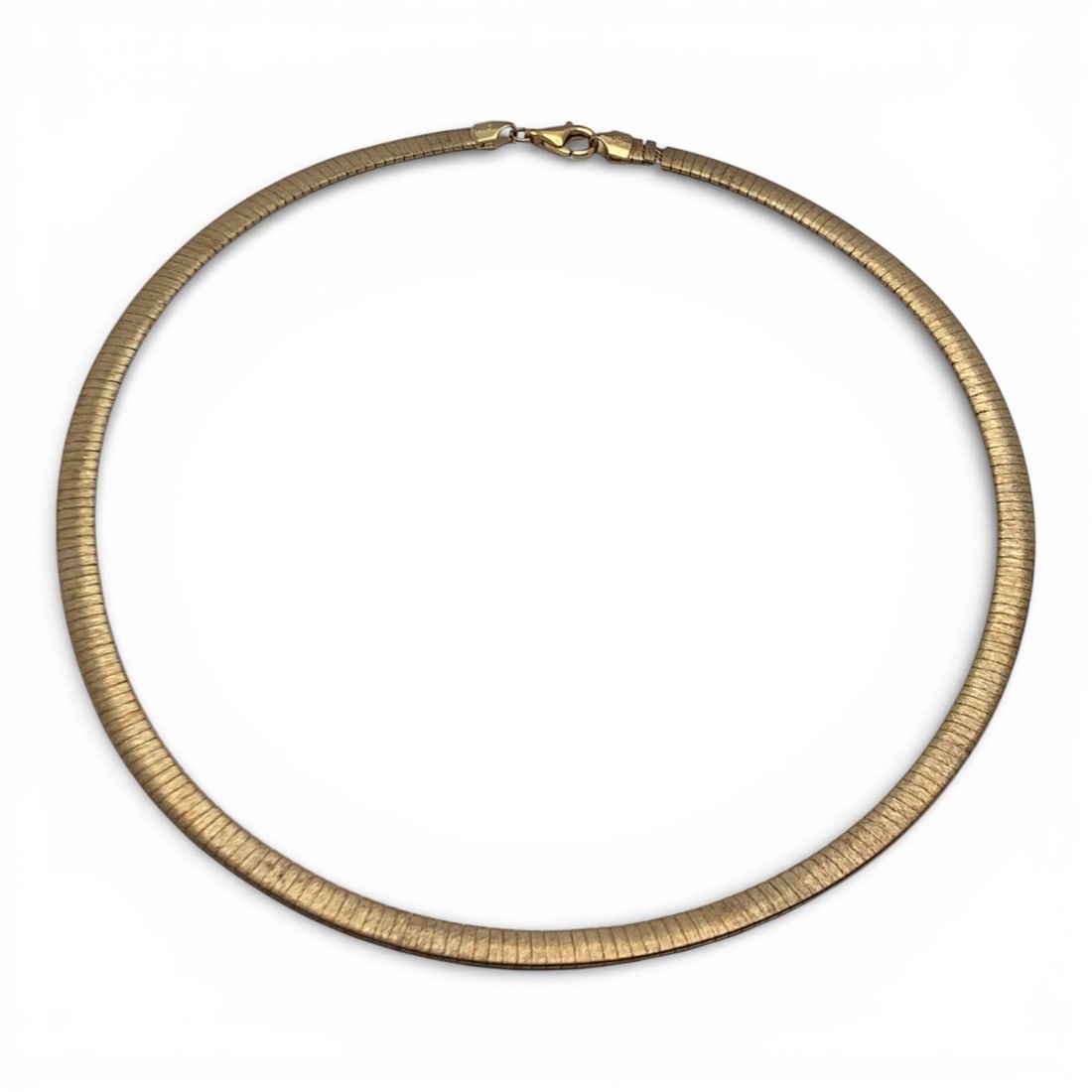 Sterling Silver Gold Tone Necklace: Marked 925 - 19" Long - 29.7 Grams