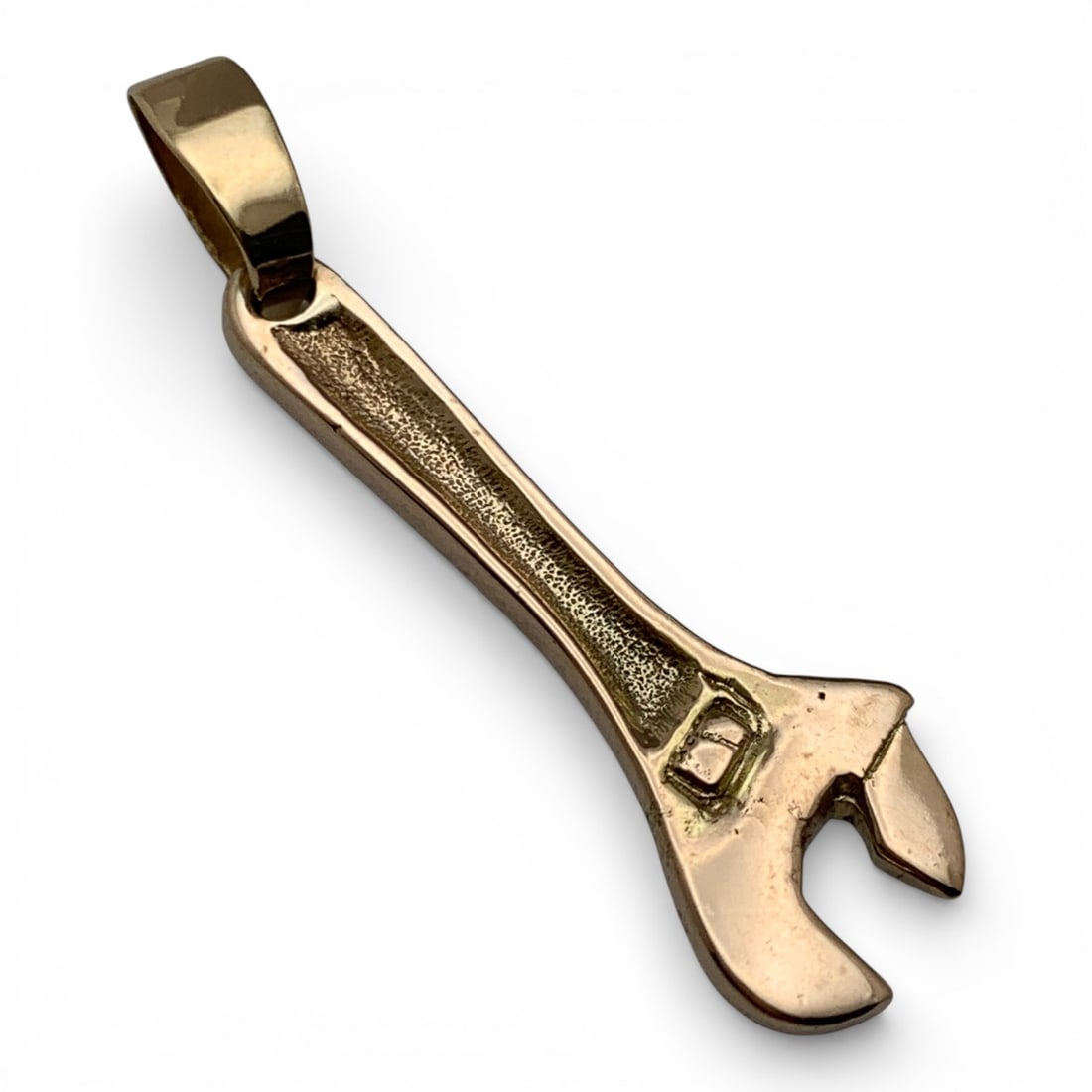 14k Yellow Gold Wrench Pendant (1 of 3)