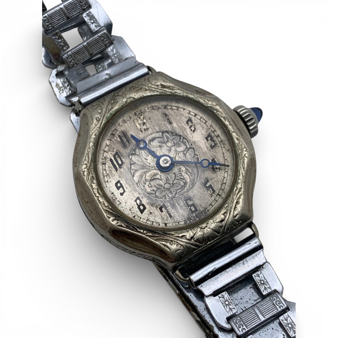 Vintage Silver Tone Wrist Watch (1 of 4)