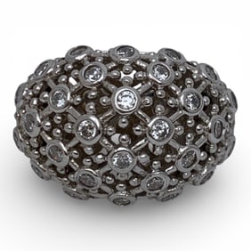 Sterling Silver & Cubic Zirconia Ring