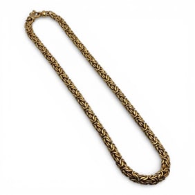 Sterling Silver Gold Tone Necklace