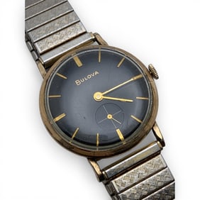 Vintage Bulova 10k Rolled Gold Plate Wrist Watch