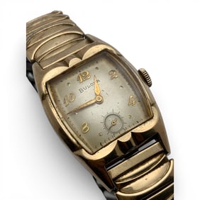 Vintage Bulova 10k Gold Filled Wrist Watch