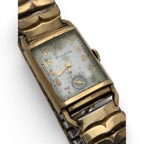 Vintage Bulova 10k Gold Filled Wrist Watch