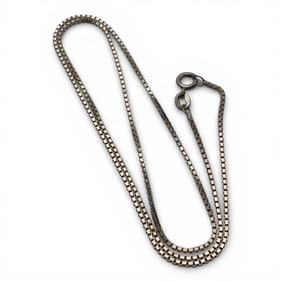 Sterling Silver Box Chain Necklace