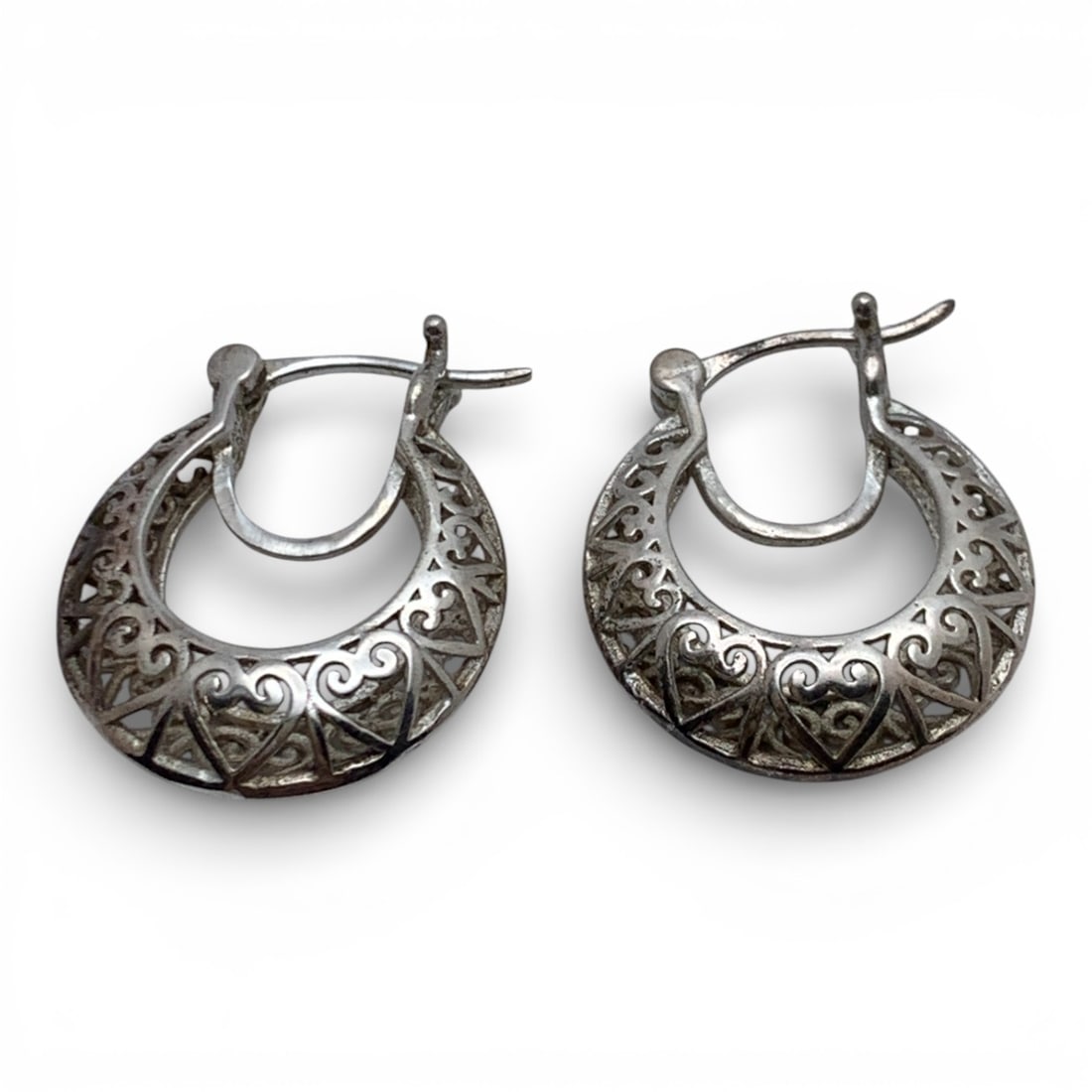 Pair Of Sterling Silver Earrings (1 of 3)