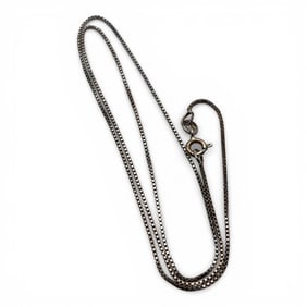Sterling Silver Box Chain Necklace