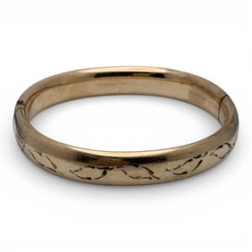 Victorian Gold Filled Hinge Bracelet