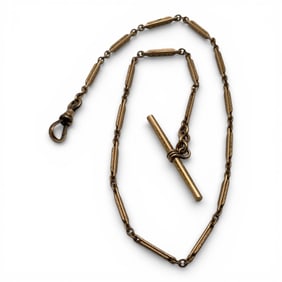 Simmons Victorian Gold Filled Watch Chain