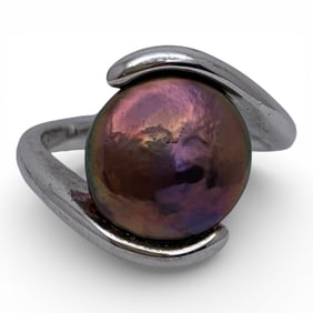 Sterling Silver & Pearl Ring