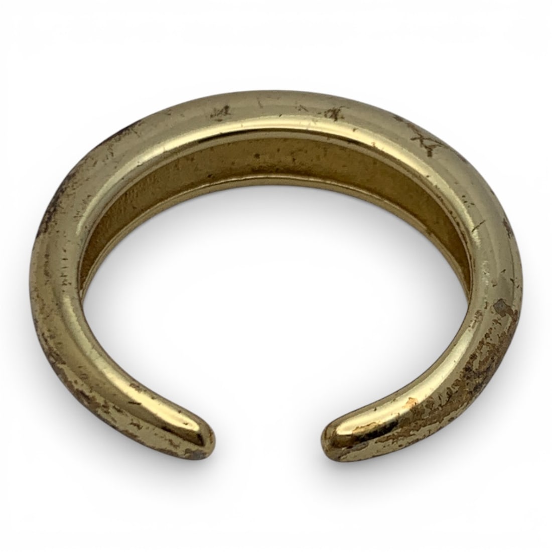 Sterling Silver Gold Tone Ring - 11