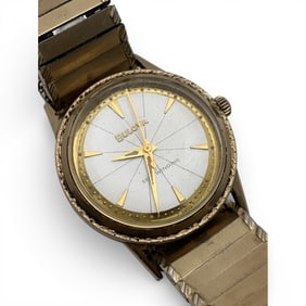 Bulova Gold Filled Stretch Band Wrist Watch