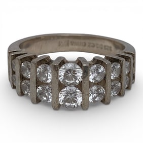 Sterling Silver & Cubic Zirconia Ring