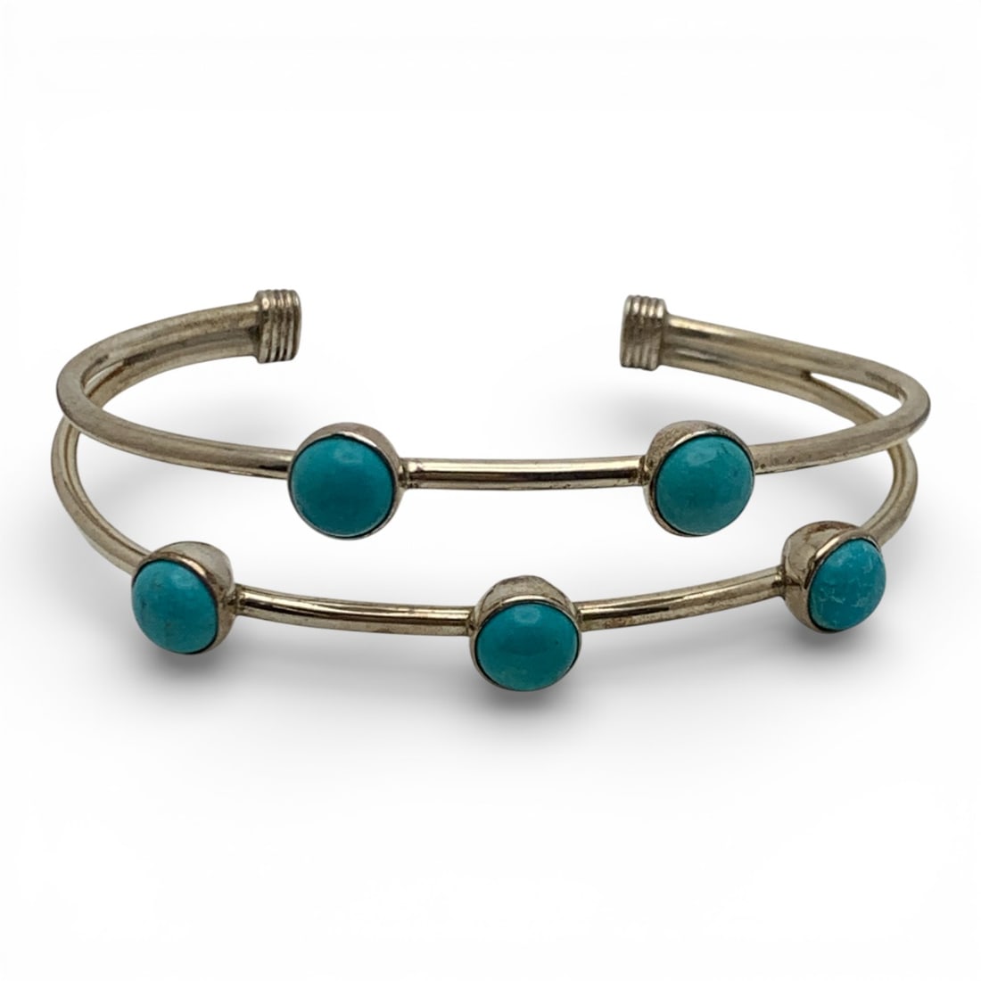 Sterling Silver & Turquoise Cuff Bracelet (1 of 3)